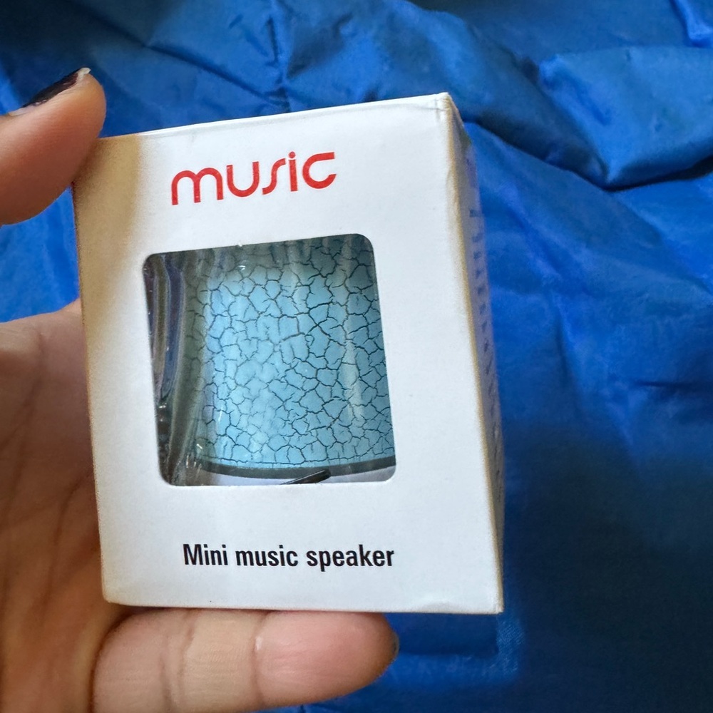 NIB Music Mini Speaker Bluetooth Charging Colors